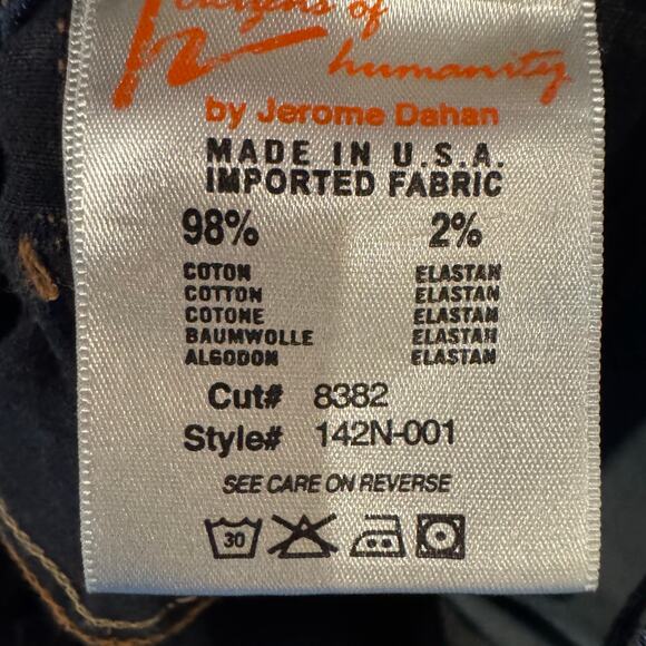 Citizens of Humanity Ava #142 Low Waist Stretch Straight Leg Size 28" - Picture 6 of 8